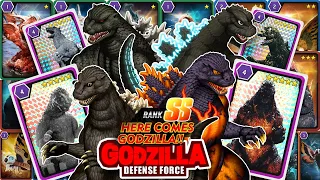 All godzilla and kaiju cards unlock in Tokyo & Arizona ゴジラ東京【 ゴジラディフェンスフォース GODZILLA DEFENSE FORCE 】