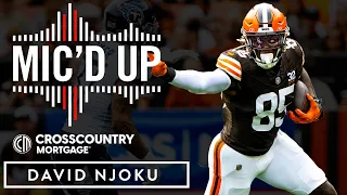 "That Boy So Cold Man, Way to Bounce Back." David Njoku Mic'd Up | Week 3 vs Titans