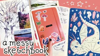 bigg sketchbook tour ☆ messy pages & lots of ideas | leuchtturm 1917