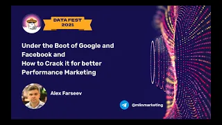 Alex Farseev | Under the Boot of Google and Facebook and How to Crack it for better Performance