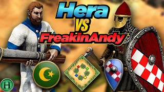 Turks vs Sicilians | 1v1 Haboob | vs FreakinAndy | AoE2