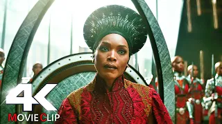Queen Ramonda Fires Out Okoye Scene - Black Panther Wakanda Forever (2022) Movie CLIP 4K
