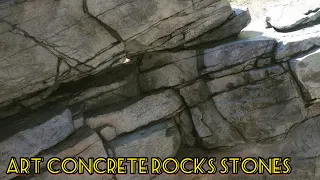 Не нужно выравнивать стены под Декоративные камни, скалы из Арт бетона. Art concrete rocks stones