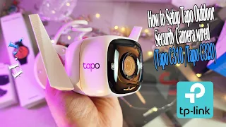 How to Setup Tapo Outdoor Security Camera wired (Tapo C310/Tapo C320)