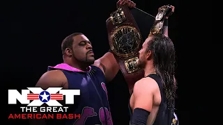 Adam Cole vs. Keith Lee – Winner Take All Championship Match: NXT Great American Bash, July 8, 2020