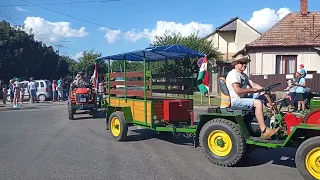 Hajdúböszörmény traktor felvonulás 2023 Augusztus 11