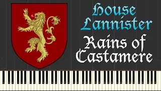 Game of Thrones - Rains of Castamere | Ramin Djawadi (Piano Tutorial Synthesia)