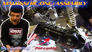 How do you assemble the Full Malossi Rc-one 94cc Engine | With Mopboyz | PT:1