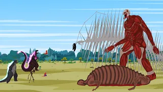TEAM GODZILLA vs TITAN & Monster | Godzilla Cartoon Compilation