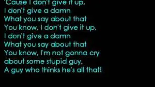 I Don't Give - Avril Lavigne (LYRICS)