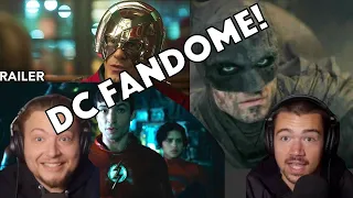 DC FANDOME 2021 TRAILER REACTIONS! (The Flash, The Batman, Peacemaker)