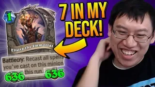 THE MOST INSANE HEIST RUN EVER! NOT CLICKBAIT!! | Rise of Shadows | Hearthstone