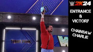 CHAINSAW CHARLIE - ENTRANCE & VICTORY - WWE 2K24