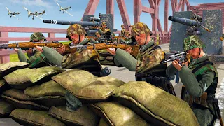 Can 1,000 Germans Hold BRIDGE vs US Paratroopers!? - Call to Arms: Gates of Hell WW2 Mod
