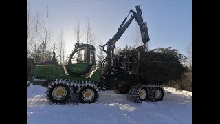 John deere 1510g + Nisula 200e Energia harvennus osa 2