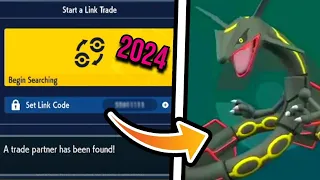 (2024) THIS LinkCode Trades You SHINY RAYQUAZA Pokemon Scarlet & Violet DLC 2