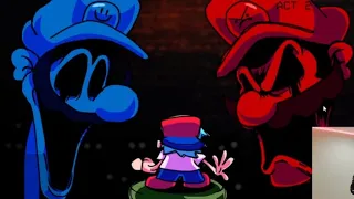 FNF All Stars but instead of 0mega the Mario Heads Sing the act 2 [FNF COVER]