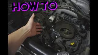 Changing timing belt in Toyota Tacoma 3.4 liter