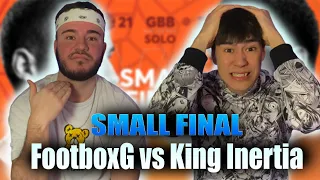 FootboxG 🇧🇪 vs King Inertia 🇺🇸 | GBB 2021: WORLD LEAGUE | Small Final (REACTION FROM RUSSIA) РЕАКЦИЯ