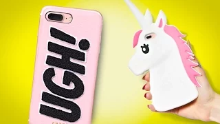 5 DIY iPhone cases you NEED to try! DIY Phone Cases!