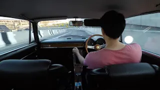 Ride along an Alfa Romeo 1750 GTV during rush hour