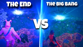Fortnite - The End Event VS The Big Bang Event!