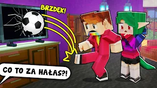 RODZICE NIE MOGĄ SIĘ O TYM DOWIEDZIEĆ... 😭 - Minecraft | CZOKO I NALI