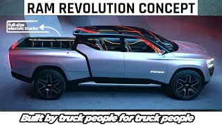 RAM Revolution Concept - This is Full Size Electric Trucks, Built by Truck People for Truck People