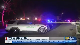 Boy, 16, identified as Wasco shooting victim