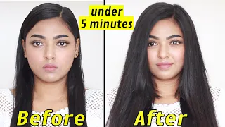 THIN to BIG VOLUMIZED HAIR Under 5 Minutes | Hacks & Tricks for Greasy Hair