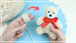 🐻 Yarn Teddy Bear Making 🌟  DIY NataliDoma