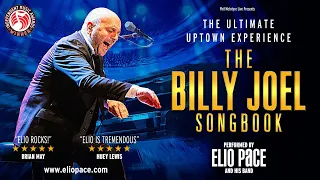 ELIO PACE - 'The Billy Joel Songbook' Official 2021 UK Tour Trailer presented by Phil McIntyre Live