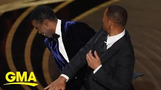Will Smith apologizes after striking Chris Rock at Oscars l GMA