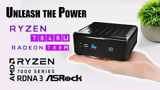 A Palm Sized 7840U Mini PC With The POWER You Need! An All New 4X4 Box