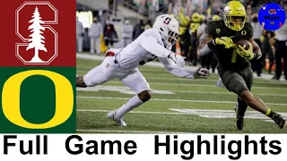 Stanford vs #12 Oregon Highlights | College Football Week 10 | 2020 College Football Highlights