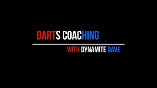 Darts coaching With Dynamite Dave. The mechanical throw