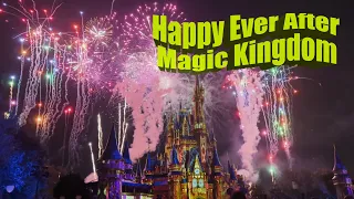 Magic Kingdom Fireworks Show Happily Ever After Dec 2023 Disney World Orlando FL