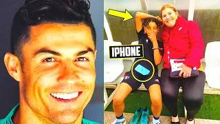 ¡CRISTIANO RONALDO SORPRENDIÓ a su HIJO y le compró un IPHONE!