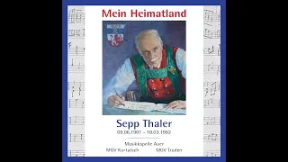 Suedtirol heute CD Vorstellung Sepp Thaler DoppelCD "Mein Heimatland" der Musikkapelle Auer