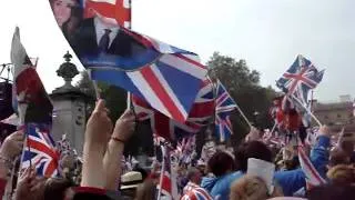 Royal Wedding  29th April 2011 - "God Save the Queen" at Buckigham Palace
