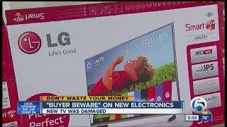 "Buyer beware" on new electronics