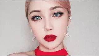 BOLD RED LIP MAKEUP💋 (With sub) 볼드 레드 립 메이크업