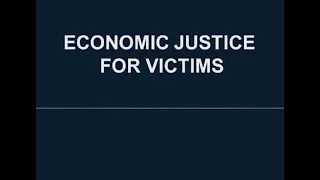 Economic Justice for Victims