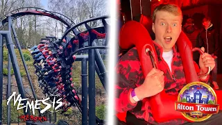 RIDING NEMESIS REBORN for the FIRST TIME!! - Alton Towers