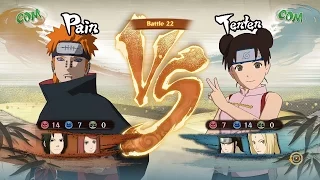 Naruto Shippuden: Ultimate Ninja Storm 4, Pain/Sasuke/Kushina VS Tenten/Neji/Tsunade!