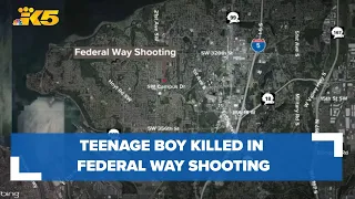 Police investigating after teenage boy killed in Federal Way shooting