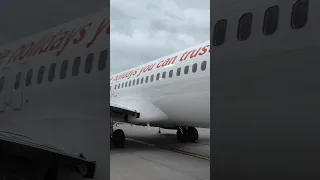 Boarding Jet2 737-800 at Birmingham airport