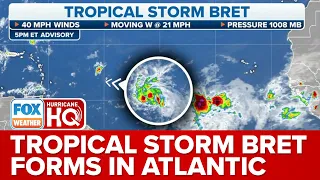 Tropical Storm Bret Forms In Atlantic, Hurricane Impacts Increasingly Likely For Lesser Antilles