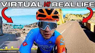 Is a VIRTUAL famous cycling route REALLY realistic?