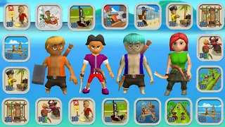 Pirates Party: 2 3 4 Players MINIGAMES Gameplay Walkthrough ( android / ios )